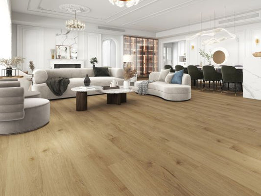 Darcy Butterscotch 20mil 5mm 9x60 SPC Vinyl Plank | United Weavers / Caspar Flooring Direct