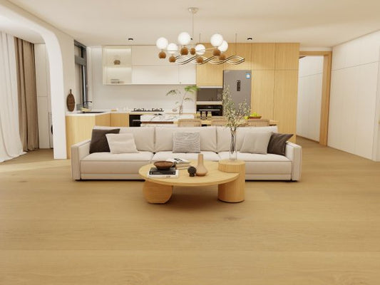 Sample Woodscrape Serenity 3 mil 14mm 7.5x75 | United Weavers / Caspar Flooring Direct