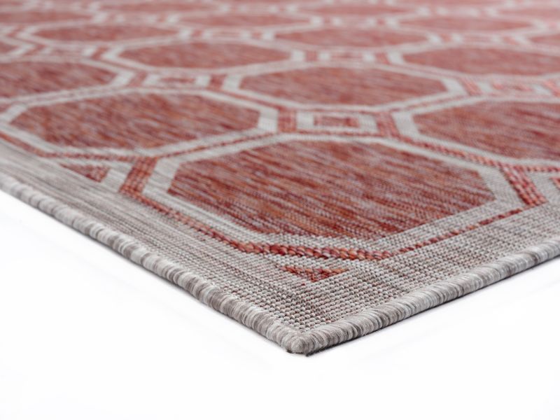 AUGUSTA Collection RED indoor/outdoor Area Rug | 3900 10629