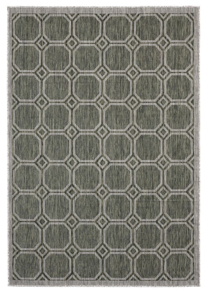 AUGUSTA Collection GREEN indoor/outdoor Area Rug | 3900 10645