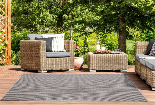 AUGUSTA Collection BROWN outdoor/indoor Area Rug | 3900 10550
