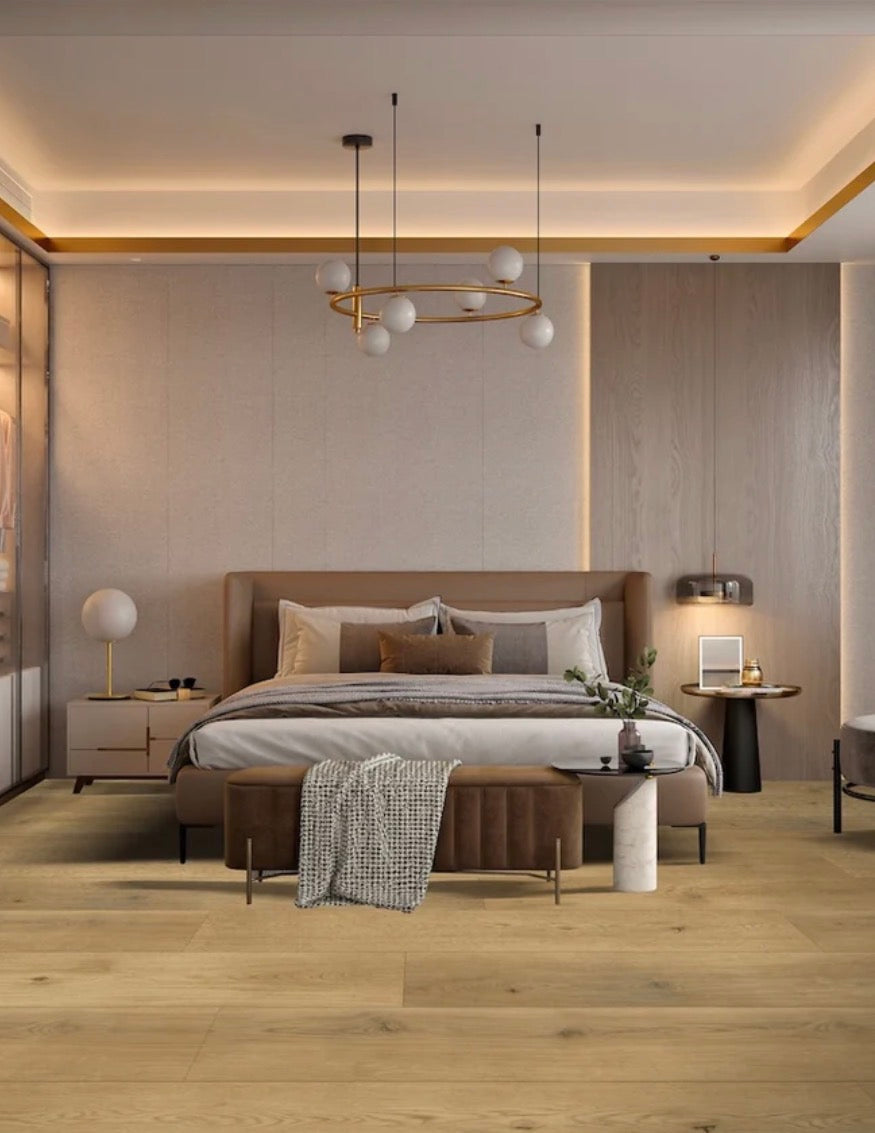South Rose Collection – Sahara Pental | 28mil 14mm Extra Long SPC Flooring (9” x 72”)