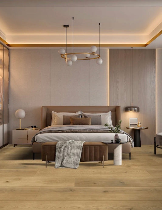 South Rose Collection – Sahara Pental | 28mil 14mm Extra Long SPC Flooring (9” x 72”)