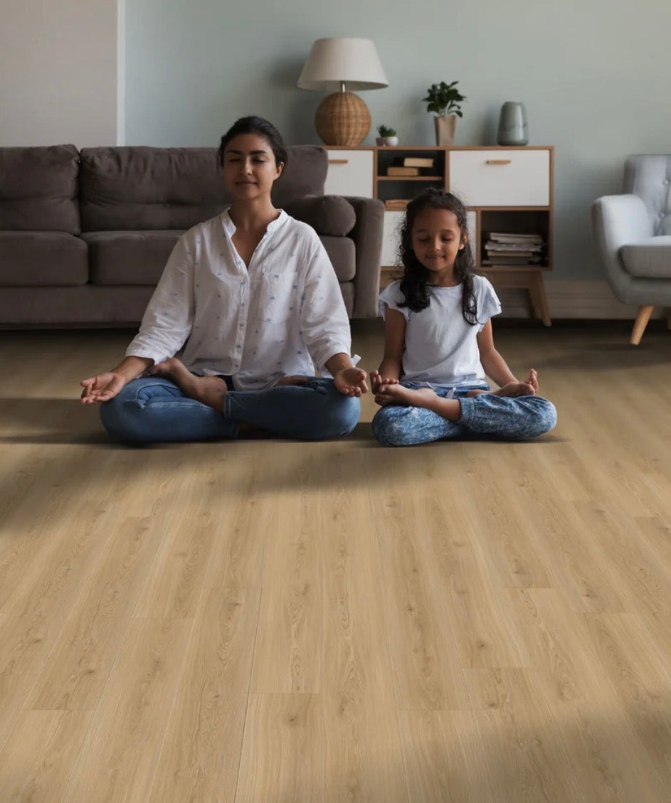 Bear Woods Bianco Romano - 12mm AC5 Waterproof Laminate Flooring | 9” x 72” Extra Long Planks