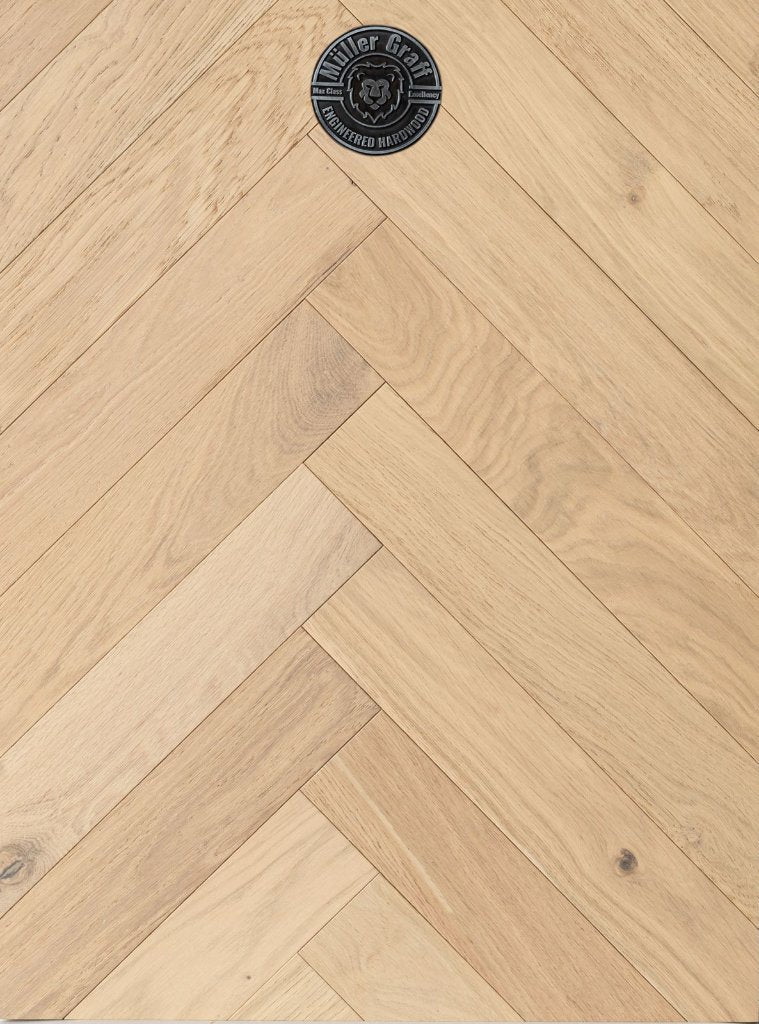 Italia Classics Modena European Oak Engineered Hardwood | 2.2mm wear layer 9/16 (14mm) 3.54” x 23.62” | Muller Graff