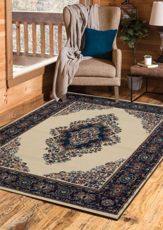 Manhattan Collection Oriental Cream Area Rug | 940 35397