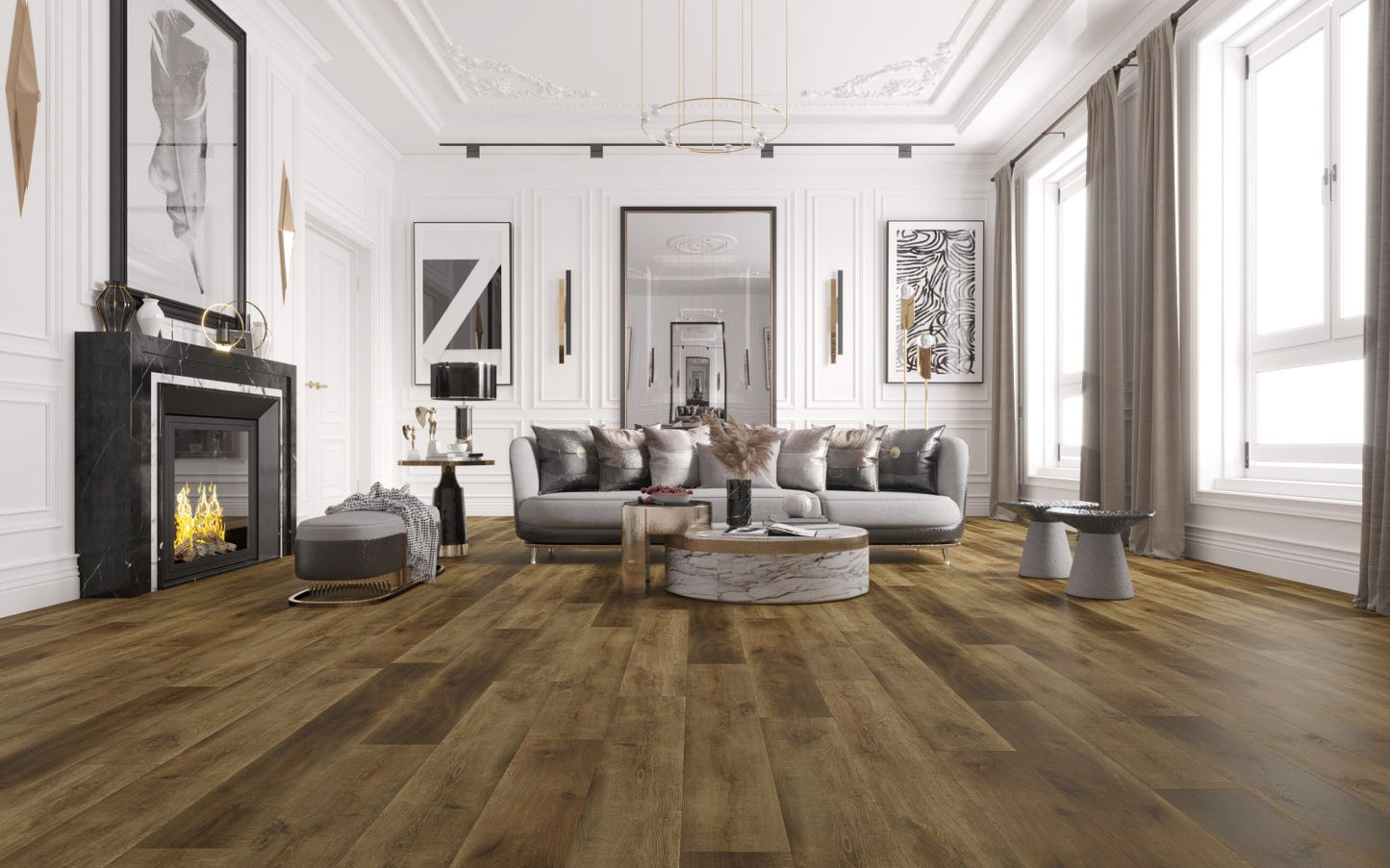Bambino Ganache 12mil 5mm 7x48 SPC Vinyl Plank | Lions Floor