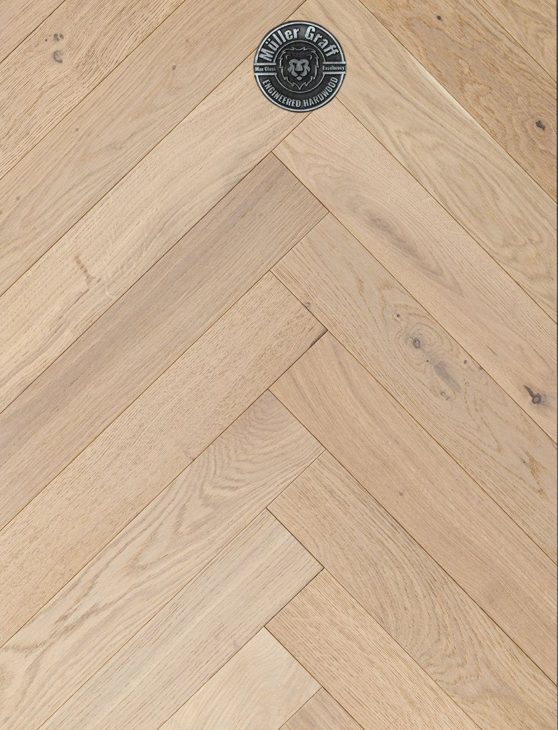 Italia Classics - Trieste | 4mm Veneer 5/8” 3.54x23.62 | Herringbone Engineered Hardwood | Muller Graff