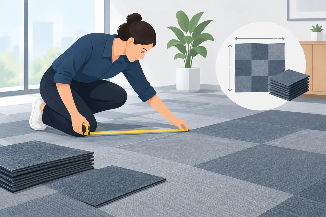 How to Measure Carpet Tiles Without Overordering