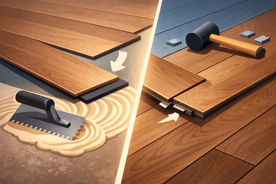 Glue Down LVP vs Click Lock: Which Wins?