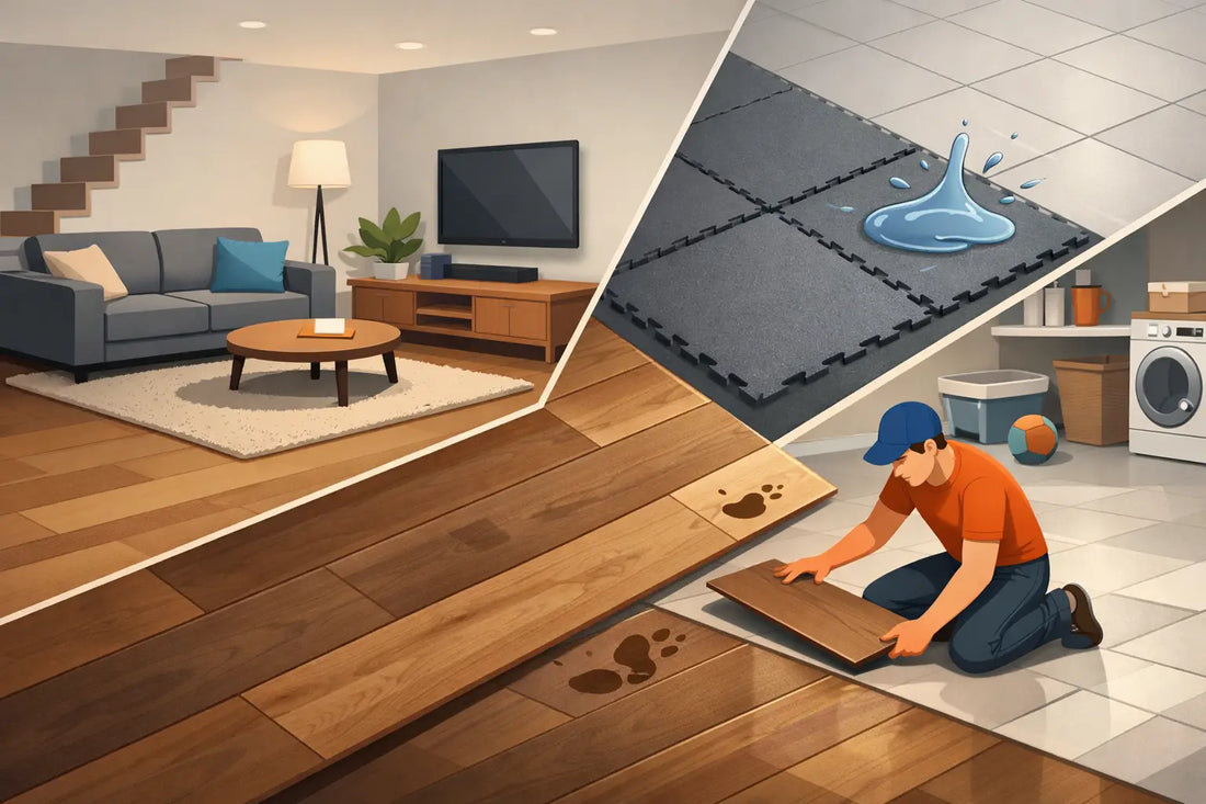 Basement Flooring Options That Handle Real Life