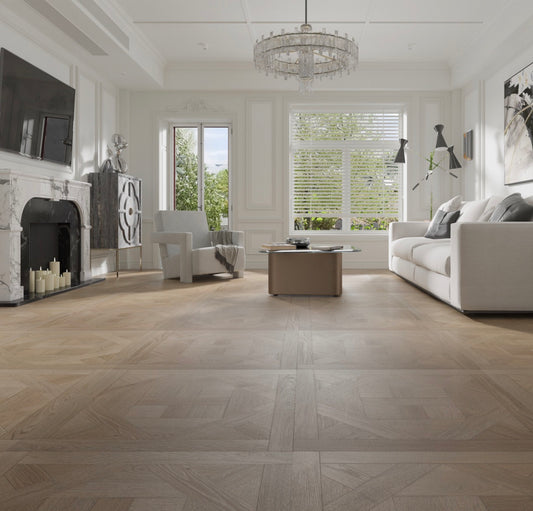 Parquet - Pyrenees (AB) | 5/8” 4mm 31.5x31.5 Engineered Hardwood | Celeste Floors
