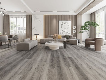 Bryant Grey Oak 8mil 4.2mm 7x48 SPC Vinyl Plank | United Weavers / Caspar Flooring Direct