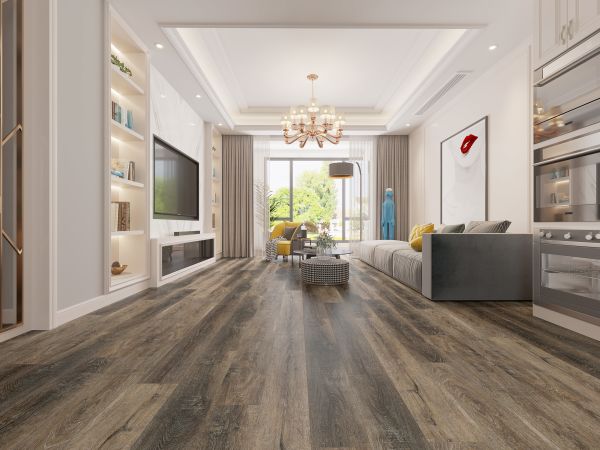 Sample Bryant Wine Barrel 8mil 4.2mm 7x48 SPC Vinyl Plank | United Weavers / Caspar Flooring Direct