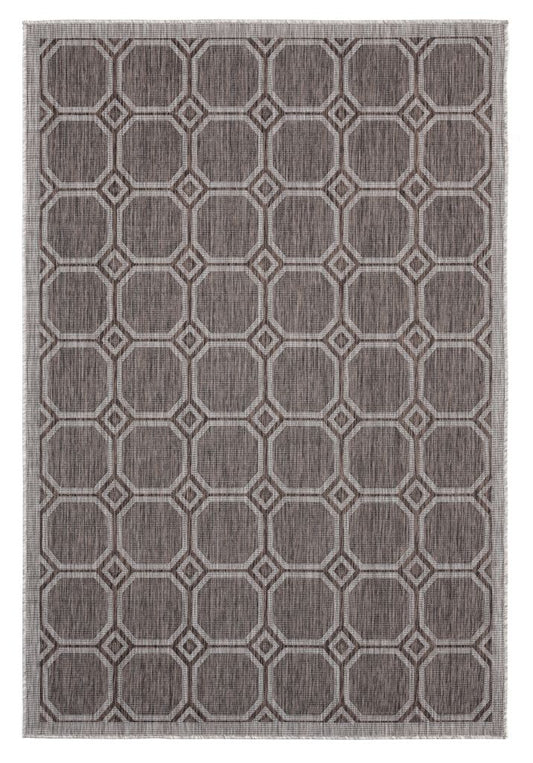 AUGUSTA Collection BROWN outdoor/indoor Area Rug | 3900 10650