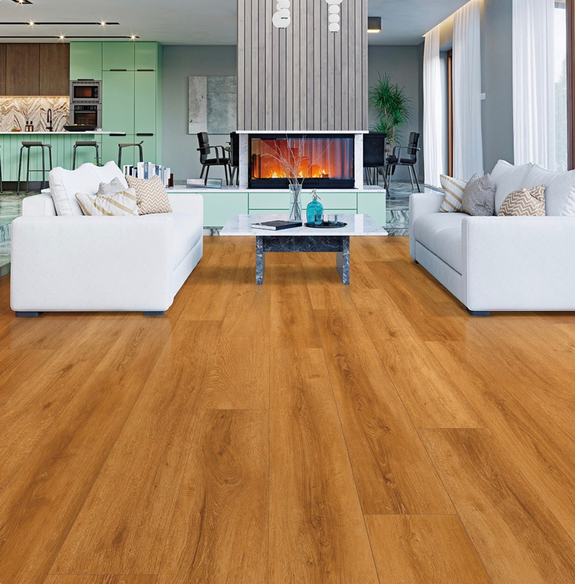 Provincial Supreme - Brandy | 30mil 15mm 8.8x72 WPC Vinyl Plank | SLCC