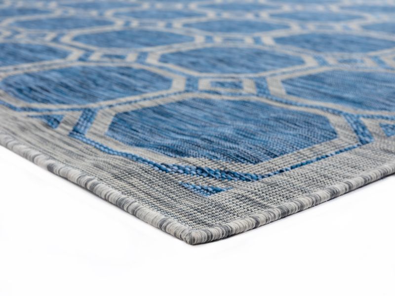 AUGUSTA Collection BLUE outdoor/indoor Area Rug | 3900 10660