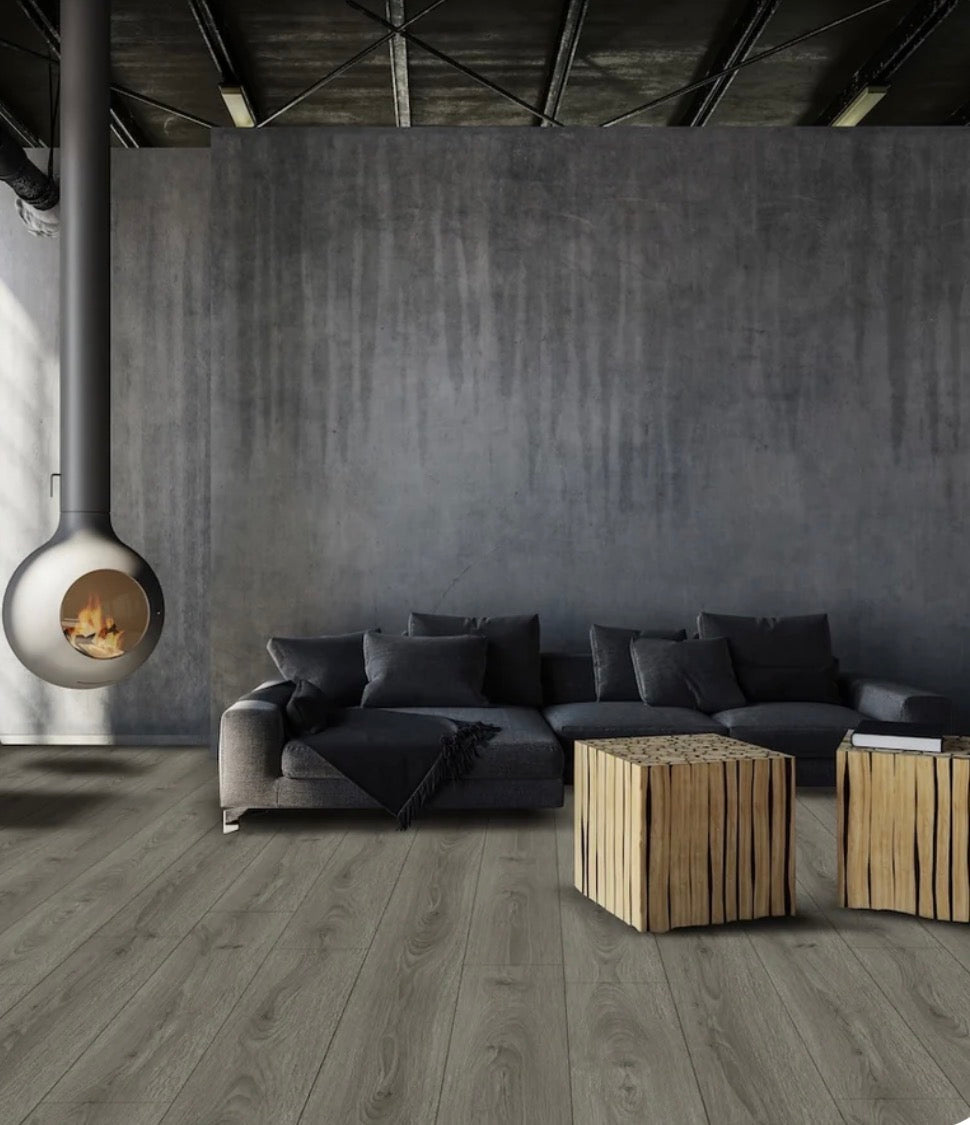 Malta Islands - Ash Grey | AC4 12.3mm 7.75x48 Waterproof Laminate | Republic Floor