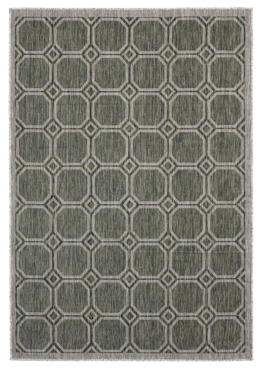 AUGUSTA Collection GREEN indoor/outdoor Area Rug | 3900 10645