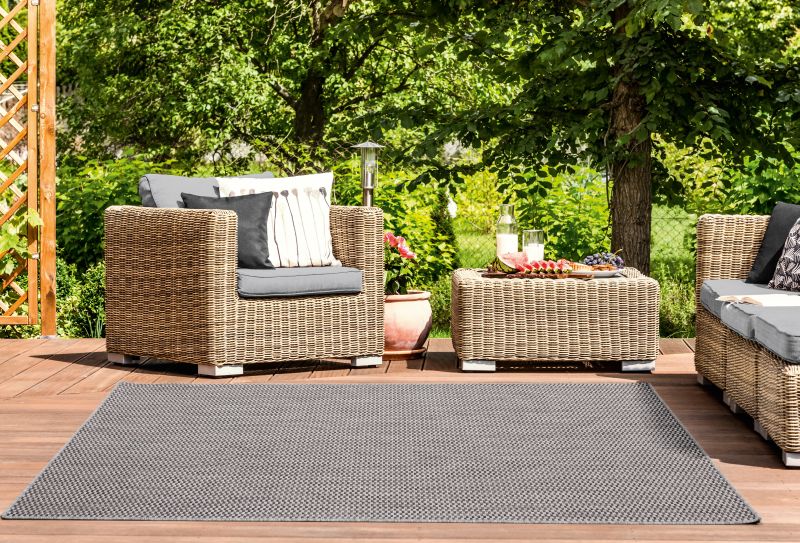 AUGUSTA Collection BROWN outdoor/indoor Area Rug | 3900 10550