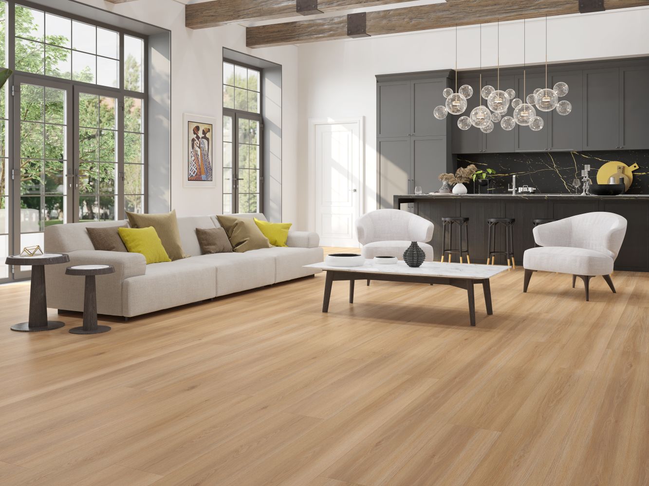 Comfort Heights - Huntington Gardens | AC4 12mm 9x60 Laminate | Lions Floor