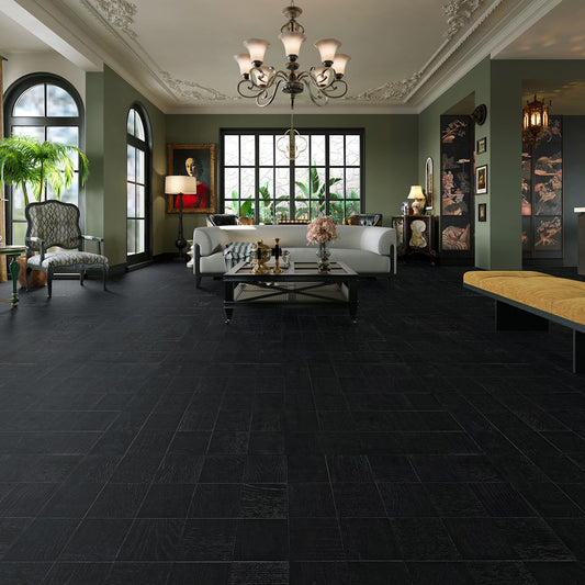Parquet - Pluto (AB) | 5/8” 4mm 23.6x23.6 Engineered Hardwood | Celeste Floors