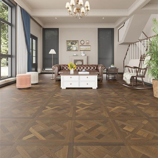 Parquet - Kolar (AB) | 5/8” 4mm 23.6x23.6 Engineered Hardwood | Celeste Floors