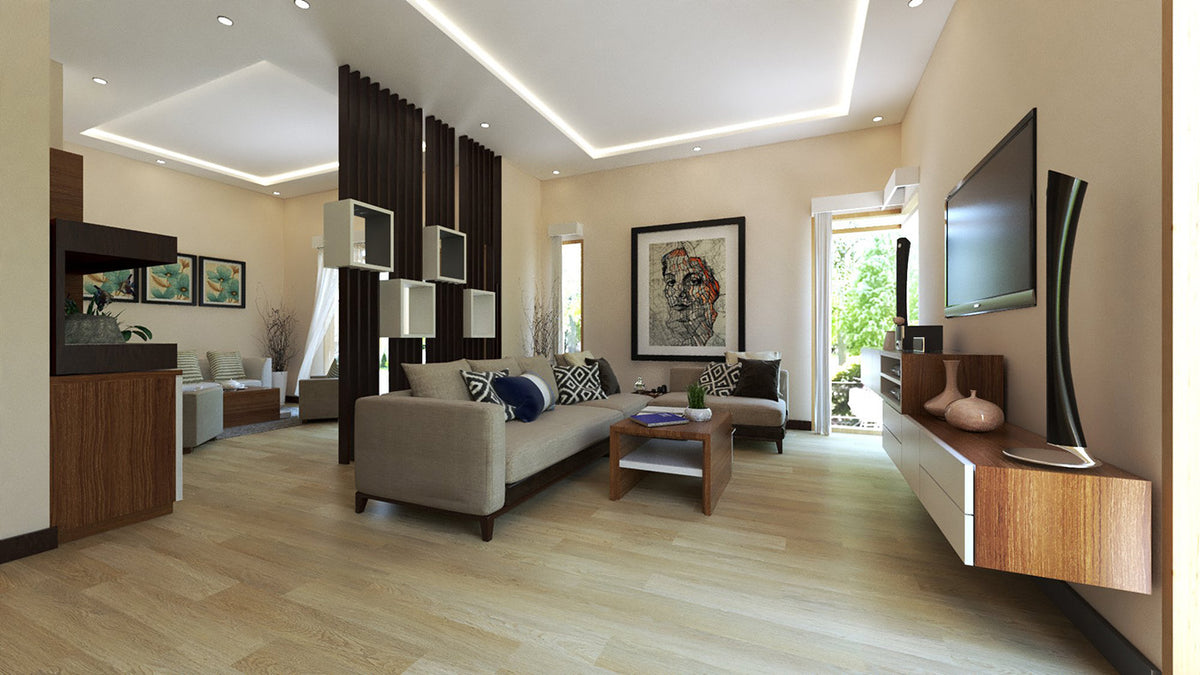 View - Urbanview | 30mil 3mm 7x48 High Traffic Glue Down LVT | Infinity Floor