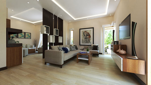 View - Urbanview | 30mil 3mm 7x48 High Traffic Glue Down LVT | Infinity Floor