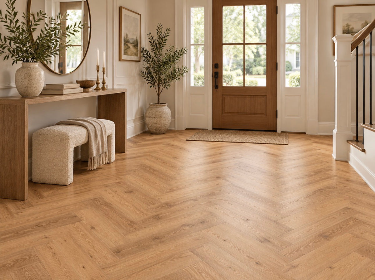 Herringbone - Chambers | 3mm 6x36 5/8” | European Oak Engineered Hardwood | SLCC Flooring