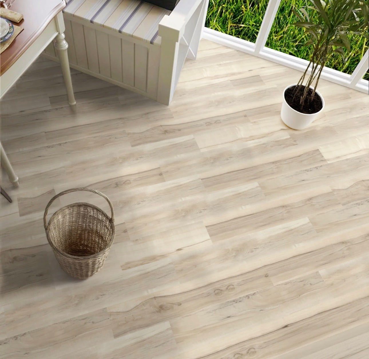 Harper Foxshire Maple 22mil 6.5mm 9x48 SPC Vinyl Plank