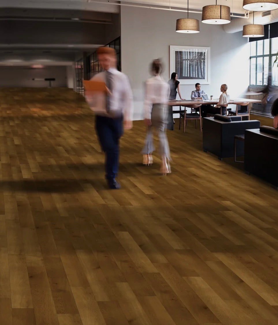 Bridge River - Imperial Coffee | 28mil 8mm 9x72 SPC Vinyl Plank | Republic Floor