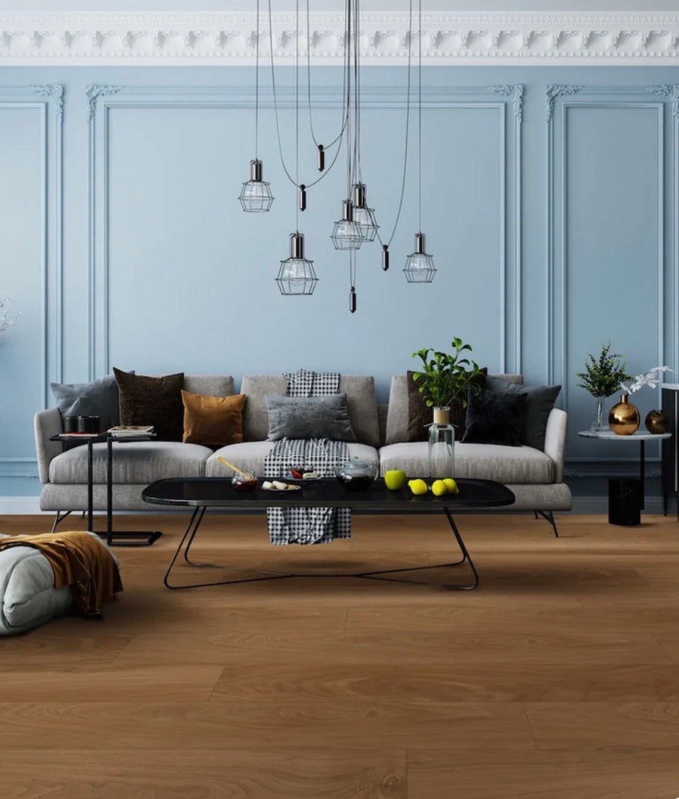 Bridge River - Florencia Toffee | 28mil 8mm 9x72 SPC Vinyl Plank | Republic Floor