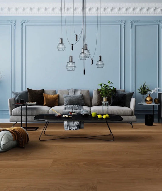Bridge River - Florencia Toffee | 28mil 8mm 9x72 SPC Vinyl Plank | Republic Floor