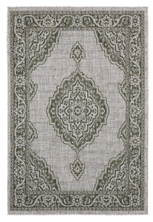 AUGUSTA Collection GREEN outdoor/indoor Area Rug | 3900 10245