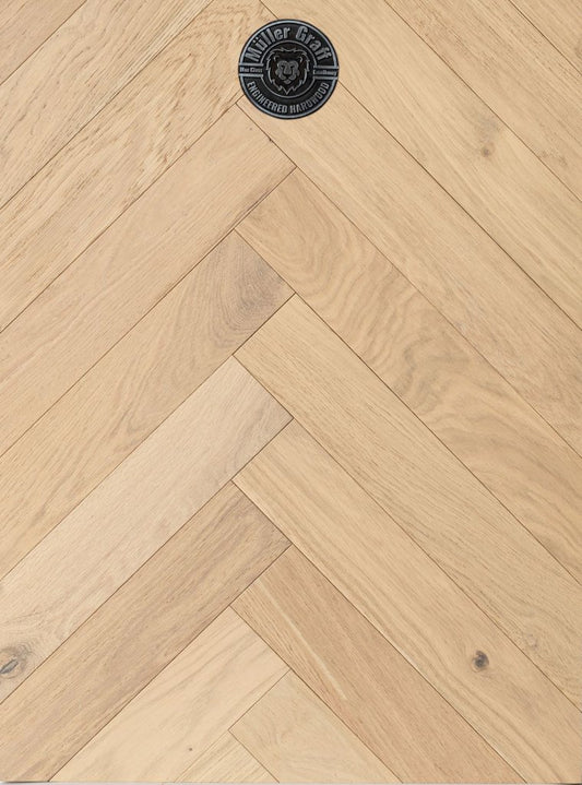 Italia Classics Modena European Oak Engineered Hardwood | 2.2mm wear layer 9/16 (14mm) 3.54” x 23.62” | Muller Graff