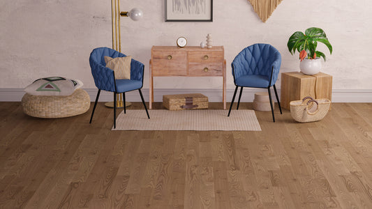 Hudson - Antique | 3/4” 3.25x12-84RL Ash Solid Hardwood | Portercraft