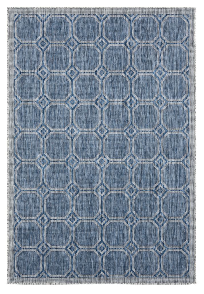 AUGUSTA Collection BLUE outdoor/indoor Area Rug | 3900 10660