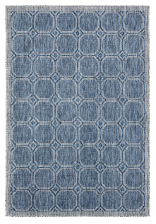 AUGUSTA Collection BLUE outdoor/indoor Area Rug | 3900 10660