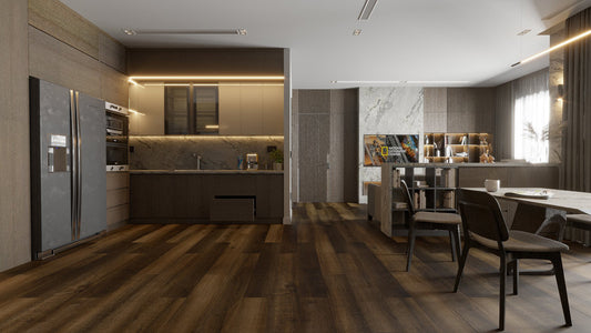 View - Perspective | 30mil 3mm 7x48 High Traffic Glue Down LVT | Infinity Floor