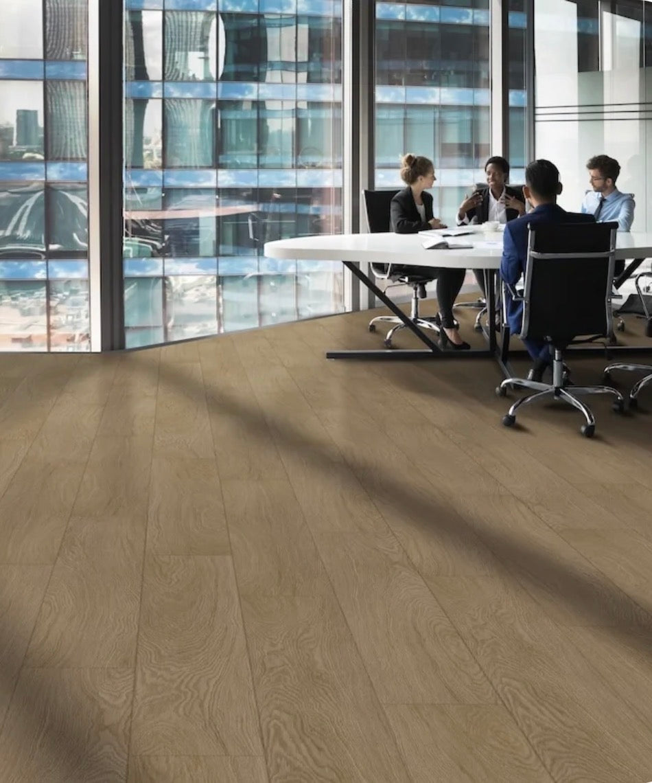 Bridge River - Oasis Eggshell | 28mil 8mm 9x72 SPC Vinyl Plank | Republic Floor