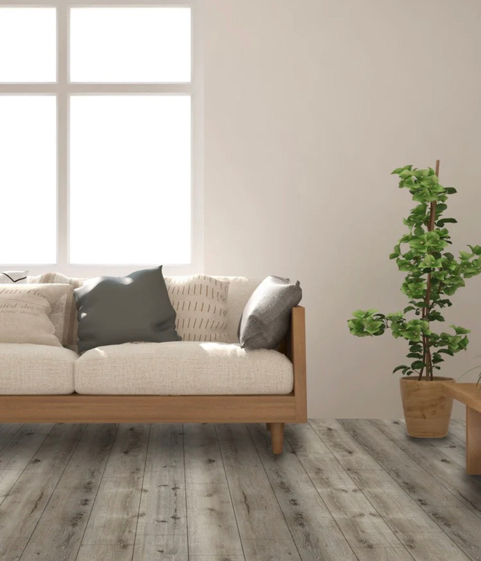The Meadows Collection | Oasis Grey | 20mil 6mm 7x60 SPC Vinyl Plank