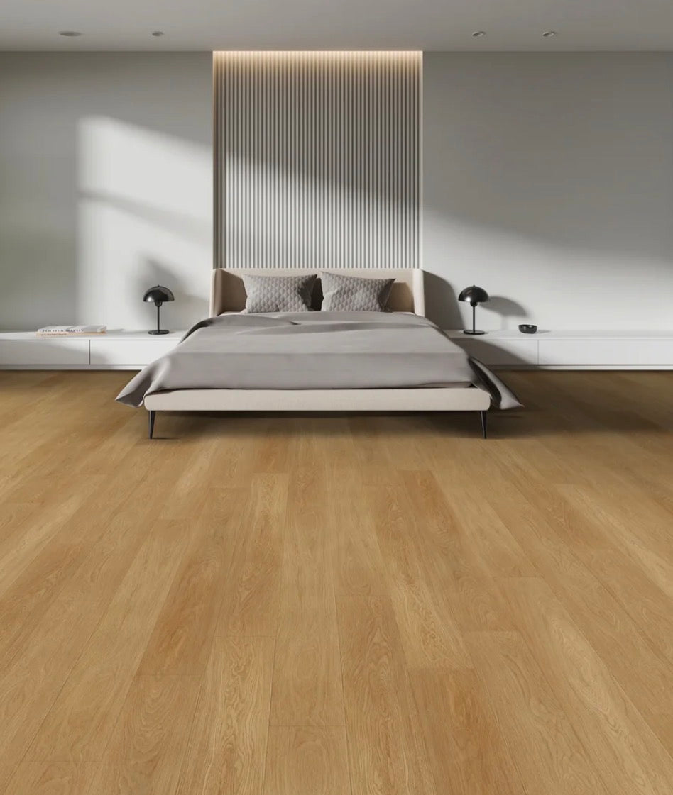South Rose Collection – Sequoia Pale | 28mil 14mm Extra Long SPC Flooring (9” x 72”)