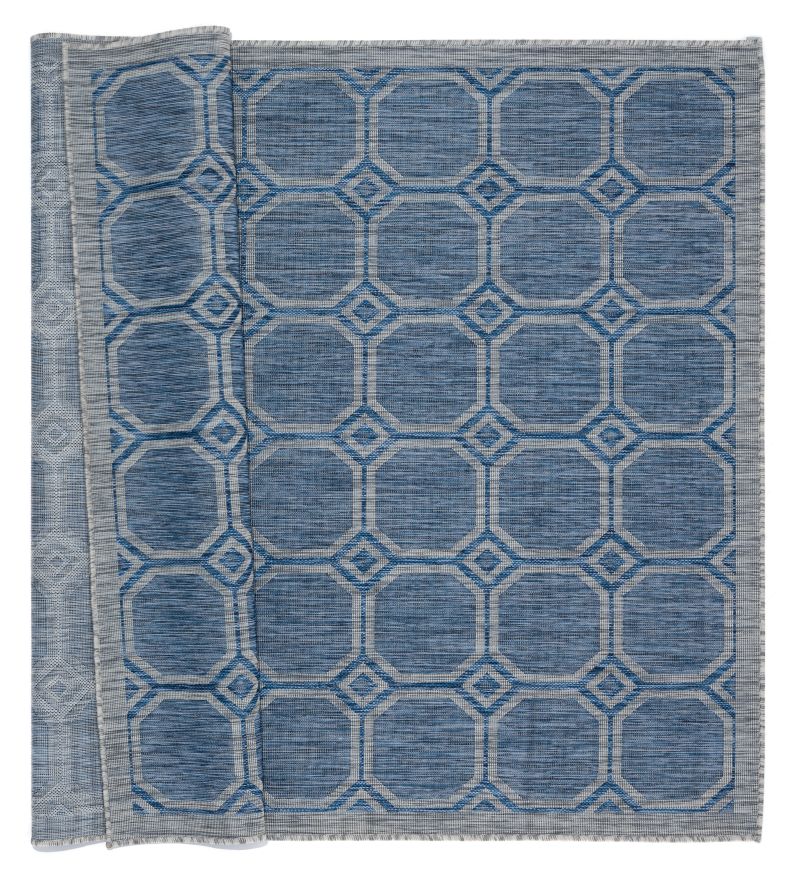 AUGUSTA Collection BLUE outdoor/indoor Area Rug | 3900 10660