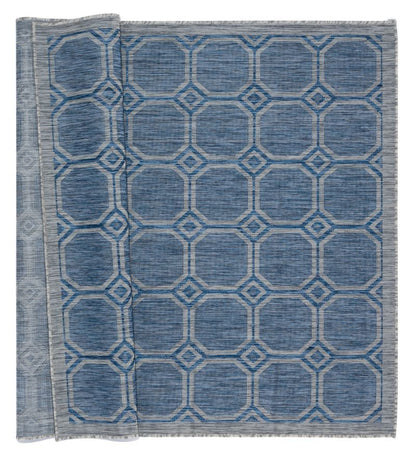 AUGUSTA Collection Blue outdoor/indoor Area Rug | 8x10 | 3900 10660