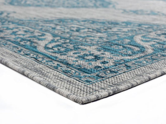 AUGUSTA Collection AQUA outdoor/indoor Area Rug | 3900 10263