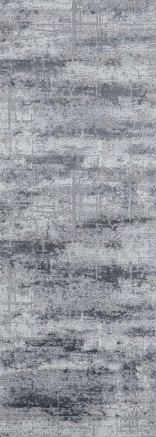 Cascades Grey Ivory Abstract Area Rug | 2601 10172