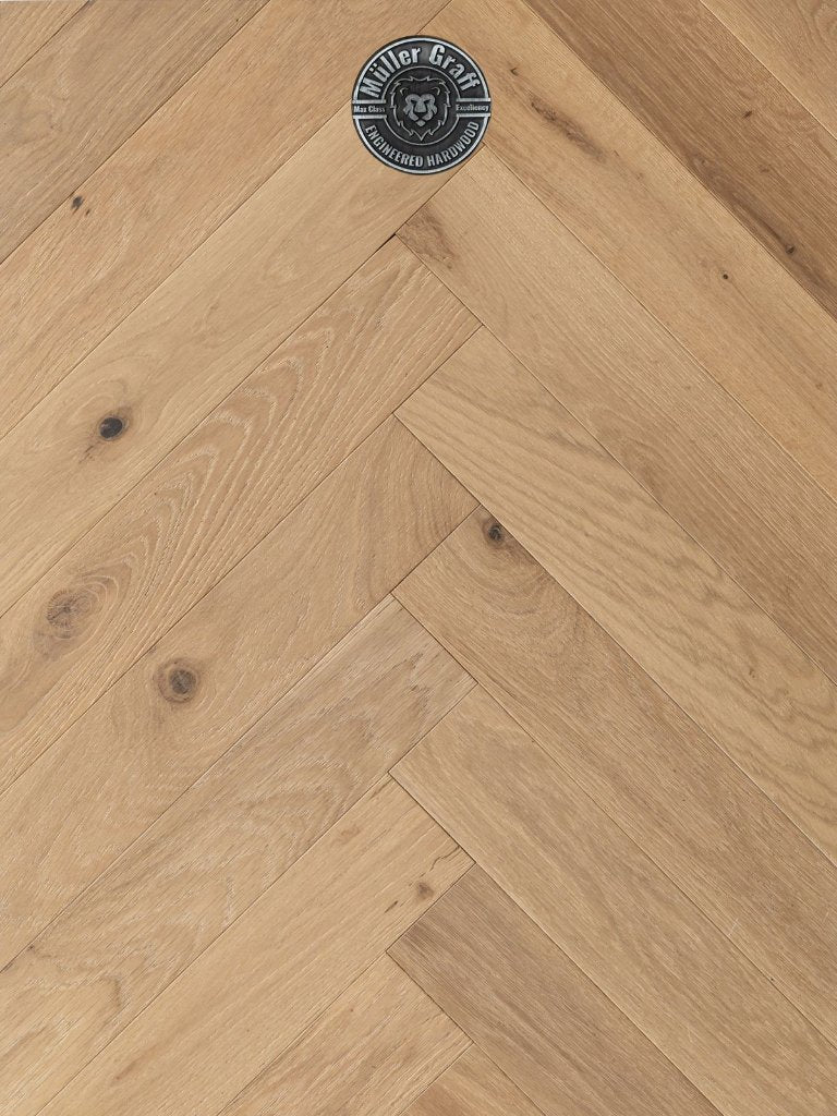 Italia Classics - Rimini | 4mm Veneer 5/8” 3.54x23.62 | Herringbone Engineered Hardwood | Muller Graff