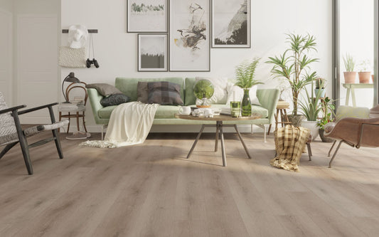 Bambino Coffee Feather 12mil 5mm 7x48 SPC Vinyl Plank | Lions Floor