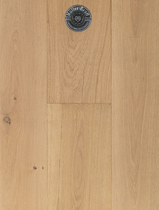 Italia Classics Rivoli European Oak Engineered Hardwood | 4mm wear layer 5/8 (15mm) 9.44” x 86.61” | Muller Graff